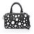 Borsa Louis Vuitton x YK Nano Speedy Infinity Dot Nero Bianco