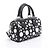 Borsa Louis Vuitton x YK Nano Speedy Infinity Dot Nero Bianco - vista 2