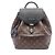 Zaino/Borsa Louis Vuitton Montsouris NM PM Marrone Nero