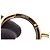 Breloque Anagram Loewe en cuir marron noir - vue 3