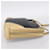 Chanel Camera Chevron Lambskin Medium Beige - vista 4