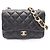 Timeless Borsa Chanel Large Flap Bag Matelassé Nero