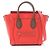 Céline Borsa a mano Celine Luggage Nano Shopper Rosso Cachi