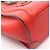 Céline Borsa a mano Celine Luggage Nano Shopper Rosso Cachi - vista 10