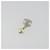 Chanel CC Drop Metal con perle finte Argento - vista 4