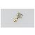 Chanel CC Drop Metal con perle finte Argento - vista 5