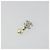 Chanel CC Drop Metal con perle finte Argento - vista 7