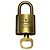Louis Vuitton Padlock and Key Logo Metal medium D'oro