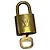 Louis Vuitton Padlock and Key Logo Metal medium D'oro - vista 2