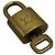 Louis Vuitton Padlock and Key Logo Metal medium D'oro - vista 3