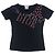 Camiseta Christian Dior de algodón negro con logo de strass