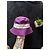 Cappello Bucket Supreme x Stone Island - Viola/Bianco Porpora - vista 2