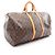 Borsa Boston Louis Vuitton Keepall 55 Monogram Marrone - vista 2