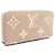 Cartera Zippy Louis Vuitton Beige Gris Crudo - vista 2