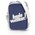 Borsa a tracolla Louis Vuitton Danube PPM Bianco Blu navy