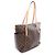 Borsa Tote Louis Vuitton Totally MM Marrone - vista 2