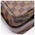Borsa a tracolla Louis Vuitton Naviglio Damier Ebene Marrone - vista 7