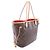 Borsa Tote Louis Vuitton Neverfull Inside Out MM Marrone Rosso - vista 2
