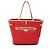 Borsa Tote Louis Vuitton Neverfull Inside Out MM Marrone Rosso - vista 5
