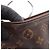 Clutch Louis Vuitton Pallas Monogram Marrone Nero - vista 6