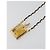 Chanel CC No.5 Perfume Bottle Pendant Metal Golden - view 5