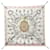 Hermès Carré Hermes LES CLES Sciarpa Muffler Rosa Bianco