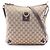 Bolso de hombro Gucci Abbey GG Canvas Castaño Beige