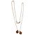 Collana Tiffany & Co. Return to Tiffany Doppio Cuore D'oro Silver hardware
