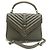 Borsa a mano in pelle Yves Saint Laurent Marrone - vista 2