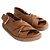 Sandali Joseph in pelle camel Cammello - vista 3