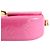 Borsa a tracolla Louis Vuitton Malibu in pelle rosa - vista 6