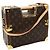 Louis Vuitton Boîte à goûter Monogram M10042 Marron Bijouterie dorée Monogramme
