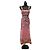 Vestido largo de seda rosa Roberto Cavalli con estampado floral