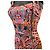 Vestido largo de seda rosa Roberto Cavalli con estampado floral - vista 4