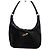 Borsa a spalla Longchamp in pelle nera effetto coccodrillo Nero