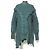 Autre Marque nagonstans Asymmetrischer Zopfstrickpullover Grün