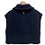 Autre Marque Chaleco de punto CALMER WOOL/CA Mix Azul Azul marino - vista 4