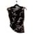 Top de viscosa marrón Acne Studios Castaño