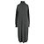 Autre Marque Graues Strickkleid lang