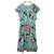 Autre Marque VIVIENNE TAM Power Net Kleid mit Blumenprint Mehrfarben