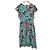 Autre Marque VIVIENNE TAM Power Net Kleid mit Blumenprint Mehrfarben - Ansicht 2