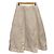 Autre Marque Falda larga 23ku Fukure Jacquard Blanco