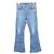 Autre Marque YOUNG & OLSEN Bestickte Denimhose Blau