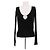 Top negro Jacquemus de viscosa