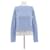 Autre Marque Blauer Pullover mit Pilzmuster