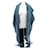 Autre Marque Oversize ärmelloser blauer Pullover