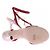 Sandali Jimmy Choo Lula 100 Rossi in Tessuto Taglia 37 Rosso - vista 5