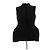 Autre Marque Blazer sin mangas negro de lana