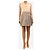 Thomas Burberry Gonna a righe bianca e blu - size UK 8 Bianco - vista 2