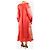 Autre Marque Rotes besticktes Baumwollkleid - size M - Ansicht 2